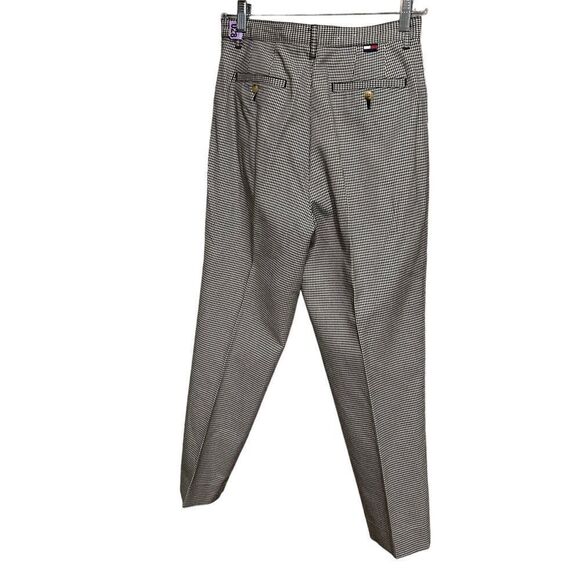 Tommy Hilfiger Houndstooth Plaid Check Trousers Slacks - Picture 11 of 14